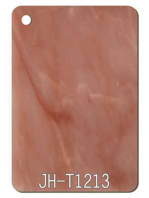 벽판지를 위한 가벼운 불그스레한 갈색 문양 아크릴 시트